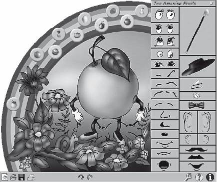 Рис. 3.8. Программа 10 Amazing Fruits развивает воображение и координацию